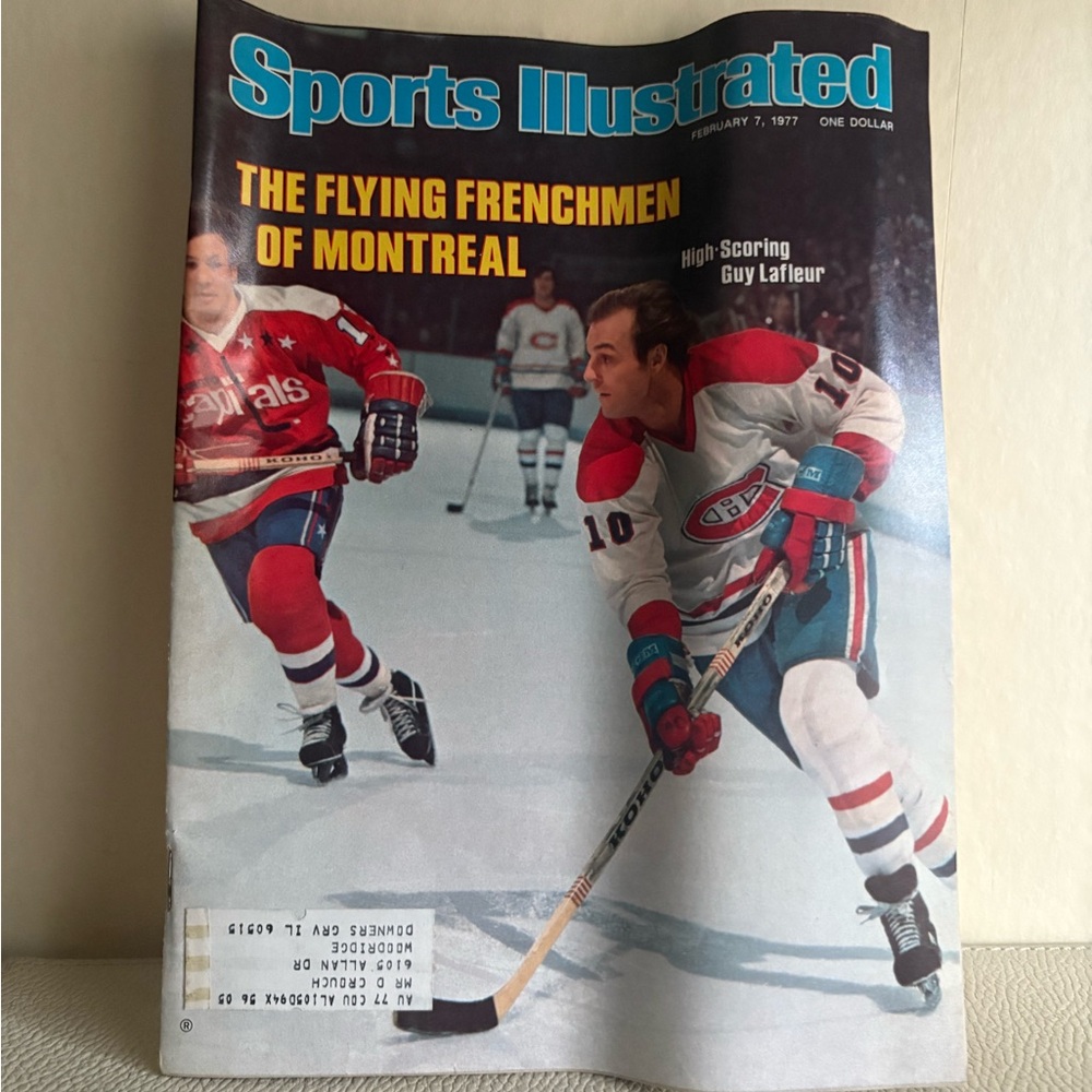 Vintage Sports Illustrated Magazine - The Flying Frenchmen of Montreal